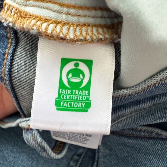 J Crew Jeans Womens 26 Blue Stovepipe High Rise Re-Imagined Raw Hem Distressed - Picture 12 of 12